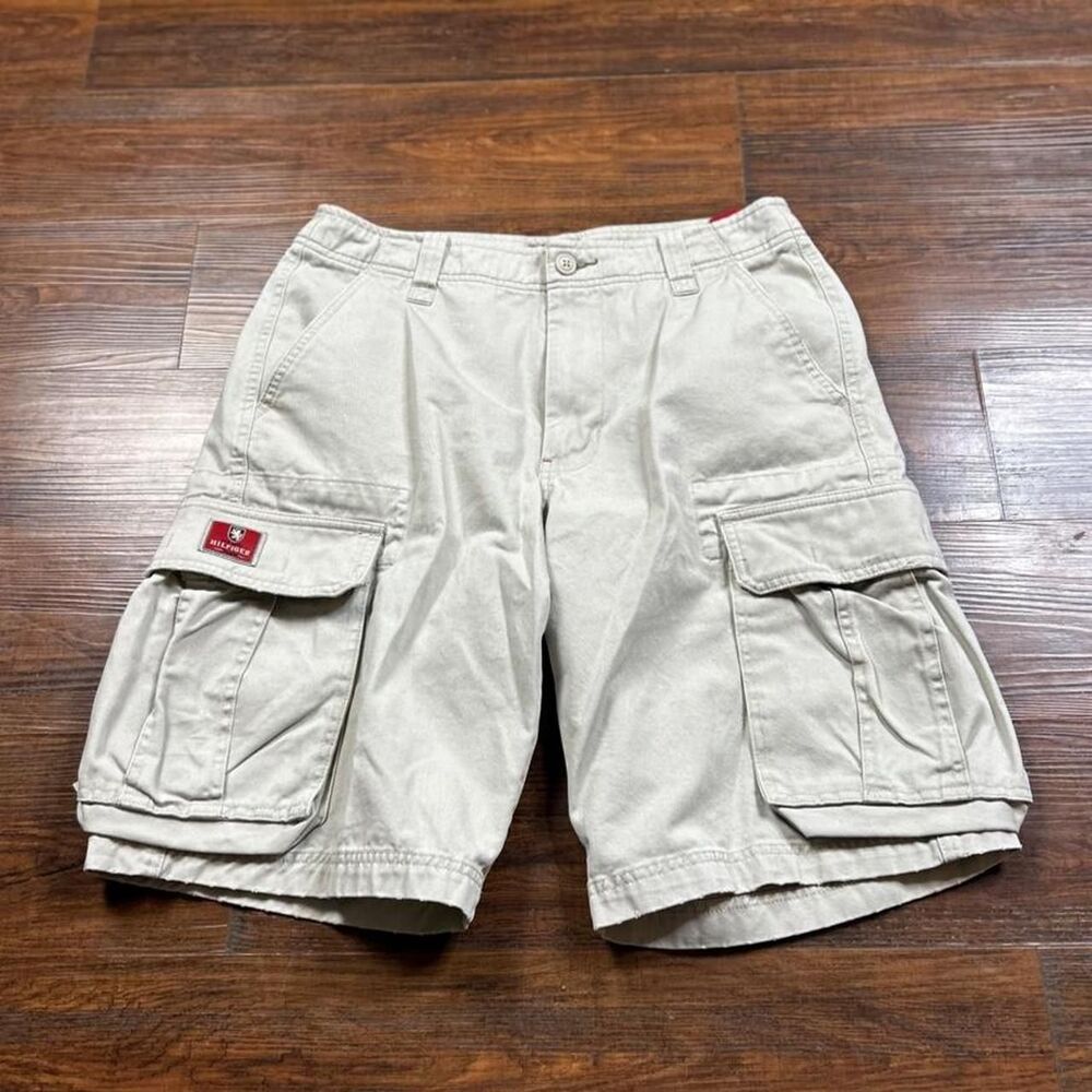 Tommy-hilfiger Men's Cream and Tan Shorts